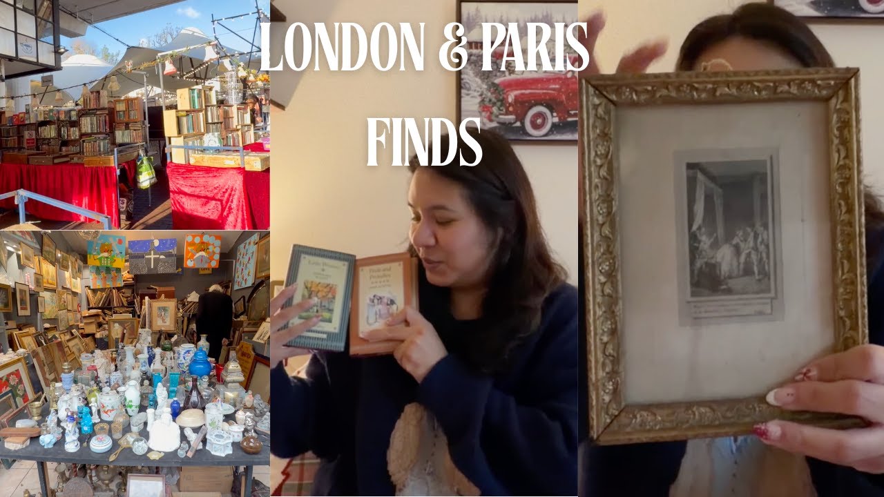 Antique Shopping in London & Paris | What I Brought Home