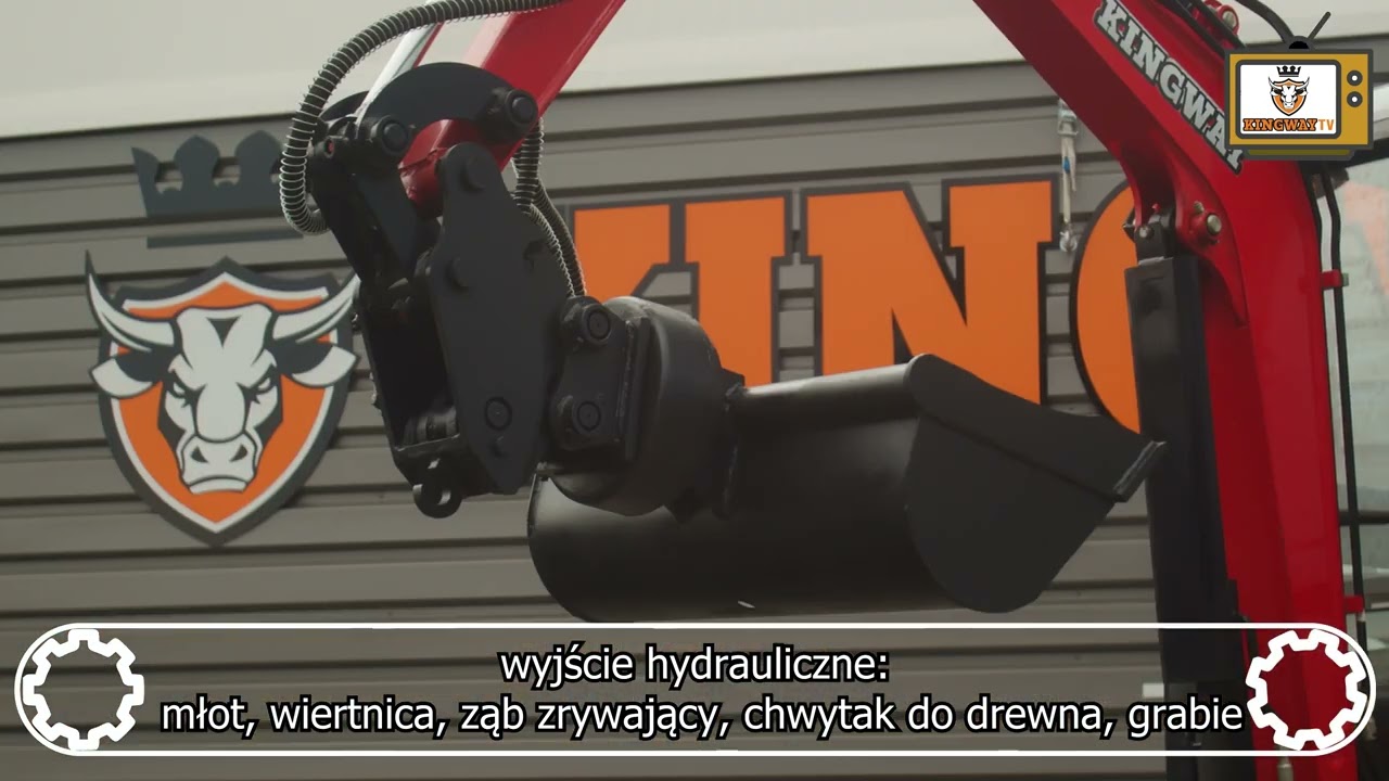 KINGWAY- koparka N19 RS KUBOTA engine