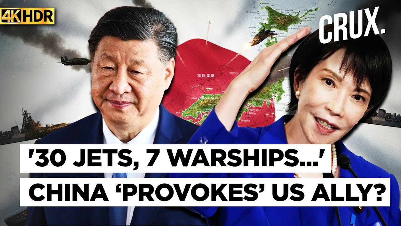 China Coast Guard Vessels Near Japan's Senkaku Island, Xi Sends Jets, Warships To Rattle Taiwan | 4K