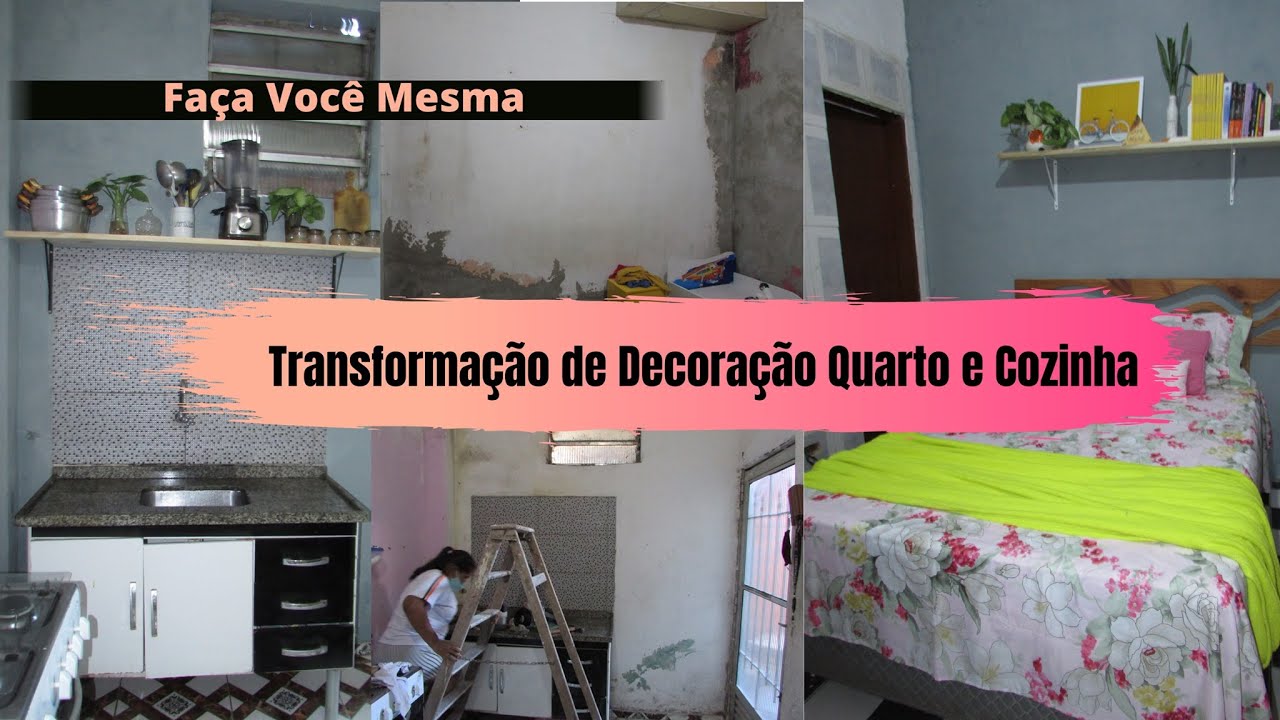 Transformação e Decoração Quarto Casal e Parede Pia da Cozinha|Vamos Ajudar o Proxima|Carla Oliveira