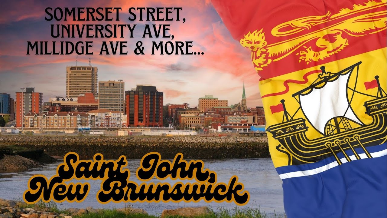 A drive around Saint John, New Brunswick | Somerset Street & Millidge Ave | Life in New Brunswick