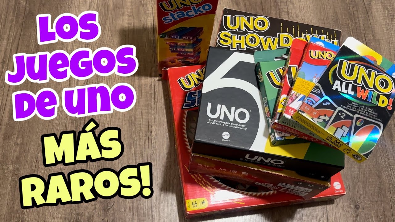 Todos los juegos del UNO en un video! / juego de mesa UNO / UNO juego 