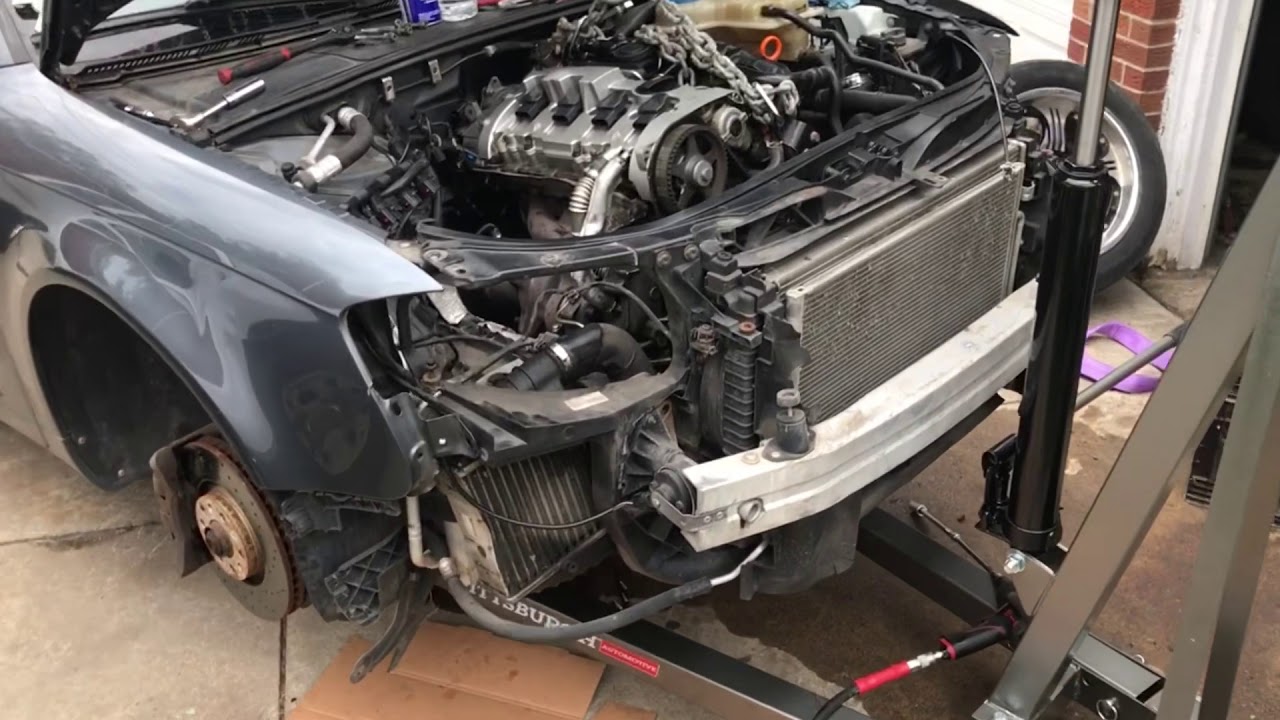 How To Engine Swap Audi A4 B7 2.0t 2005-2008 Auto AWD Guide And Step-By-Step And Walk-through