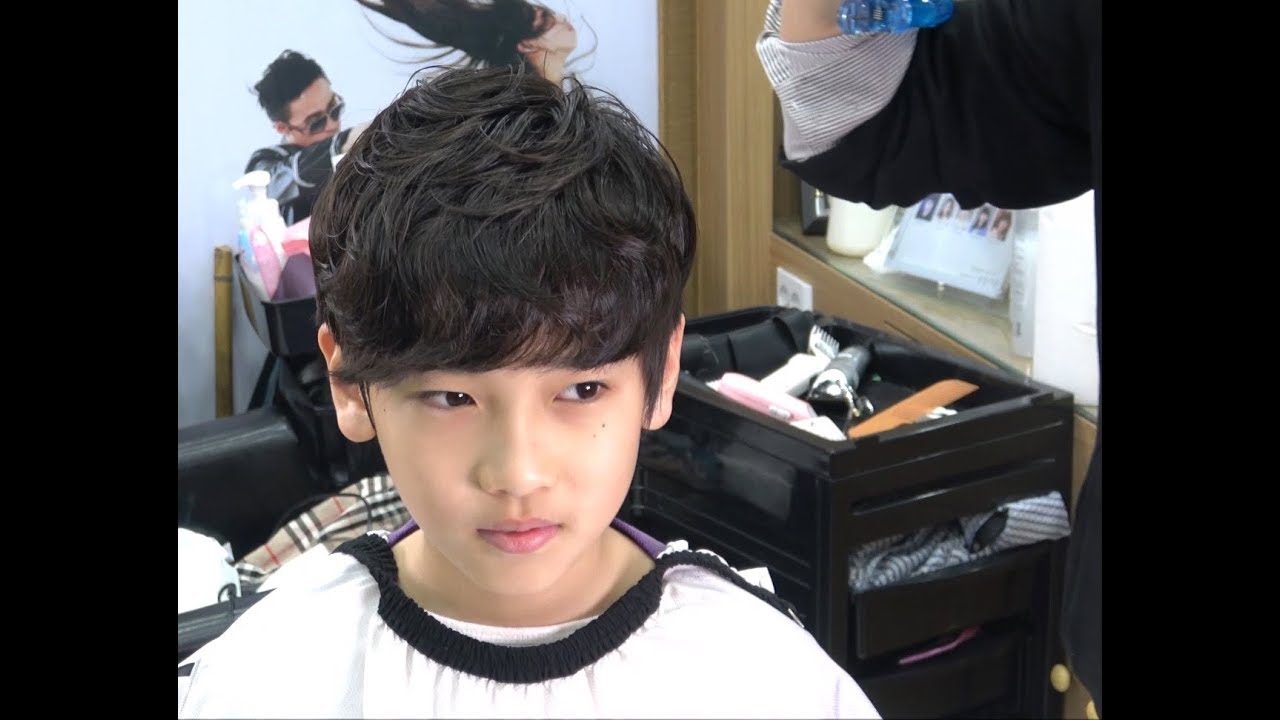 창원미용이용학원) 남자 어린이 댄디컷 Dandy haircut for boy