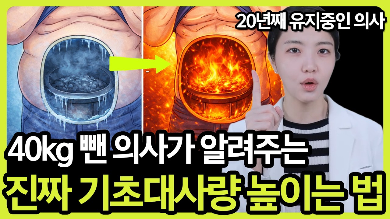 “ 굶으면 살이 더 잘 찐다고 ? “ 과학적으로  운동없이 기초대사량 높이는 3가지 방법,  제가 정확히  알려드릴게요.