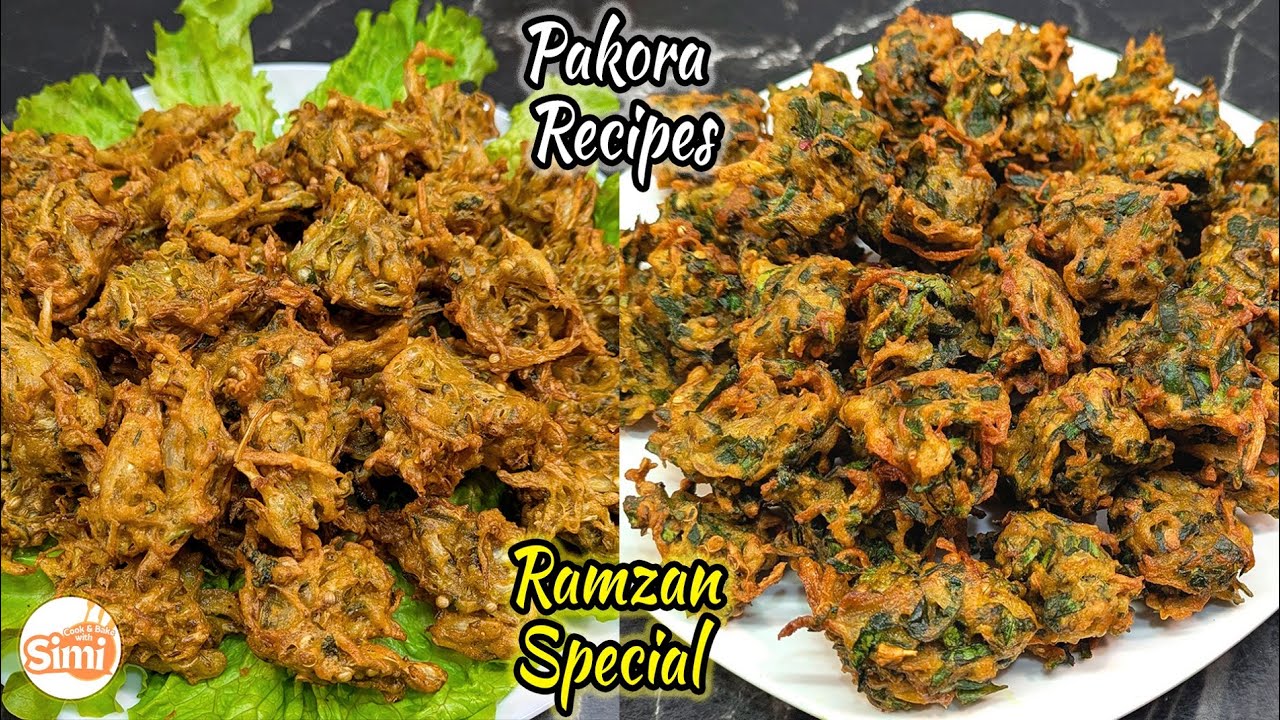 Ramadan Special Pakora Recipes | Aloo Palak Pakora Recipe | Cabbage Pakora Recipe | Iftar Recipes