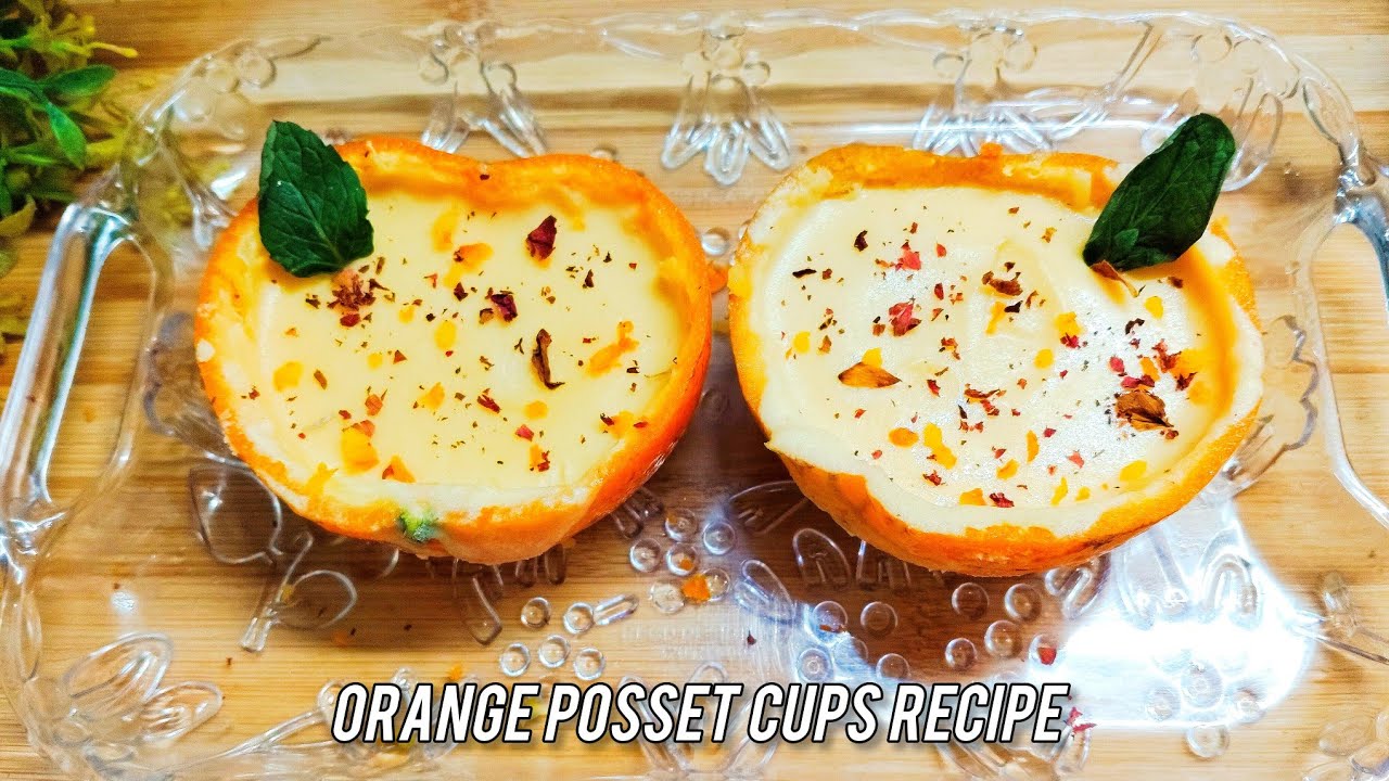 Citrus Orange Posset Cups Recipe By Come, Cook With Me 