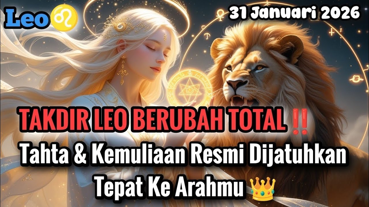 Leo♌ TAKDIR LEO BERUBAH TOTAL‼️ Tahta & Kemuliaan Resmi Dijatuhkan Tepat Ke Arahmu 👑 Jan 2026