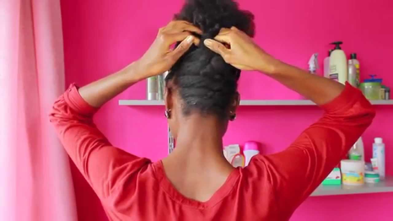 Coiffure Cheveux Crépus | Cornrow and Braid Updo