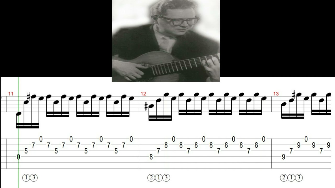 For easy guitar.  V. Vavilov -  Ricercare (Nigrino) + Tabs