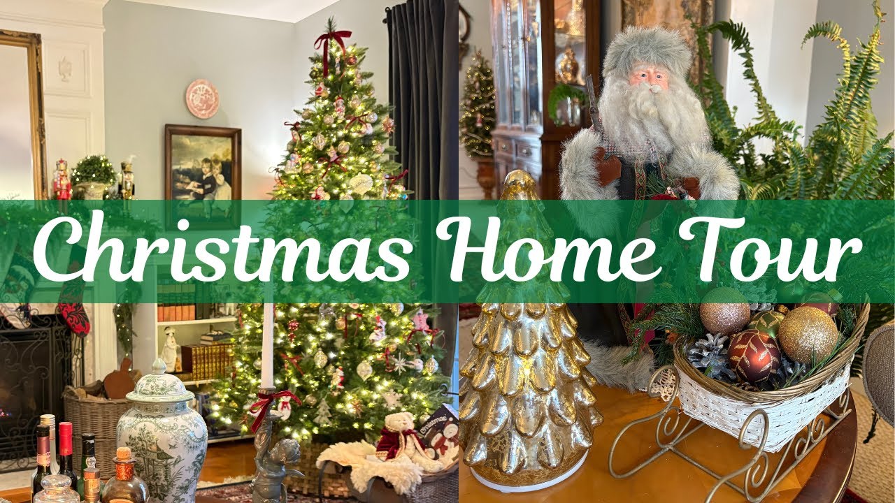 TRADITIONAL & COZY Christmas Home Tour