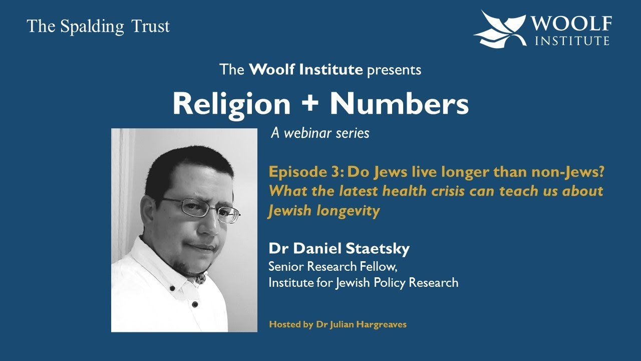 Religion + Numbers: Dr Daniel Staetsky, Institute for Jewish Policy Research