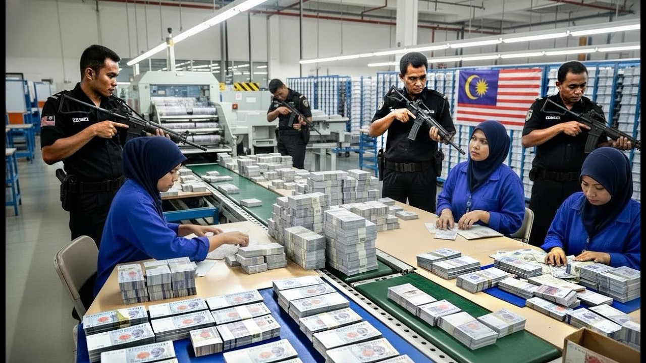 Inside Malaysia Ringgit Making Factory | The Secret World of Malaysian Money: How Ringgit is Born!