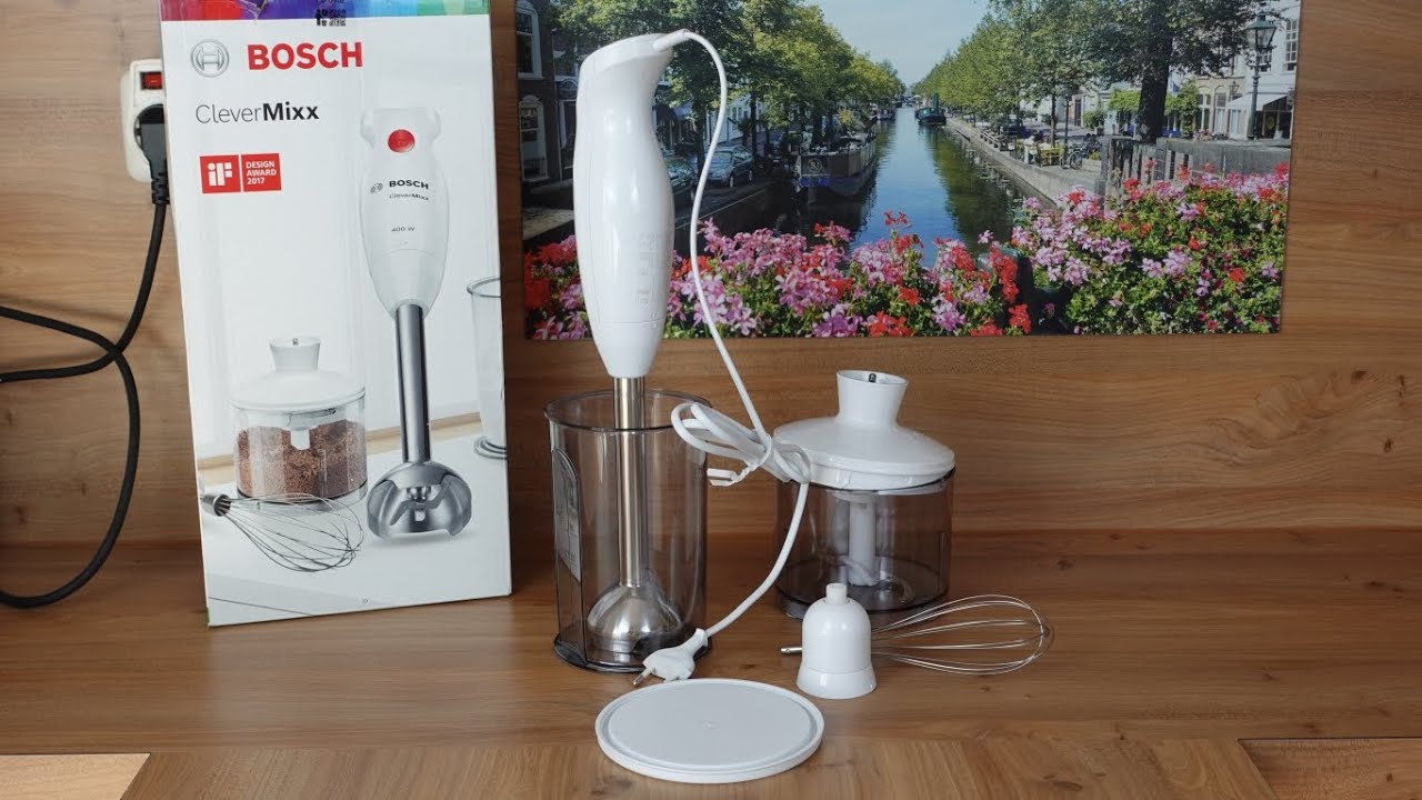 Bosch hand blender clevermixx unboxing & Test MSM24510