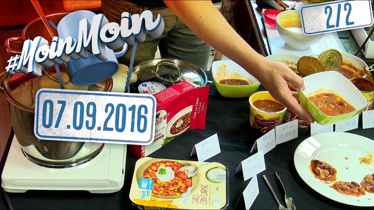 #MoinMoin mit Colin 2/2 | Der scharfe Instant - Chili Con Carne Vergleich | 07.09.2016