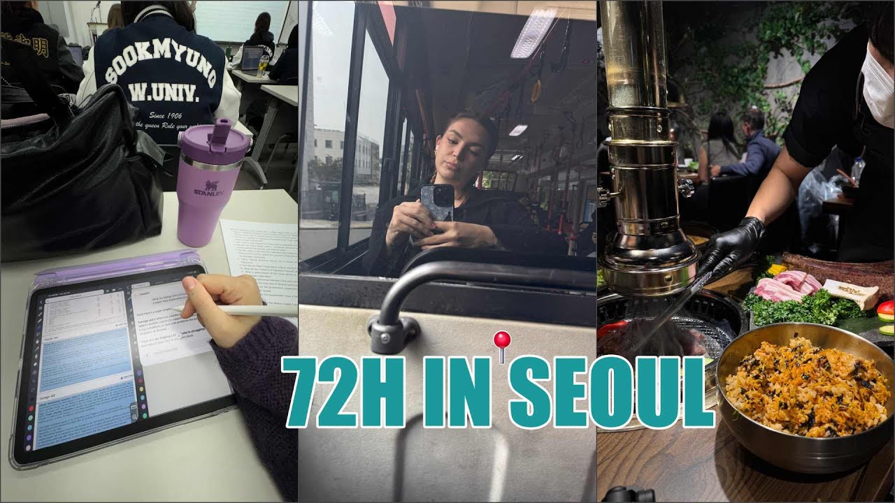 72h nella mia vita a Seoul 🍂 non sempre tutto è bello come sembra…iniziano gli esami all’uni!