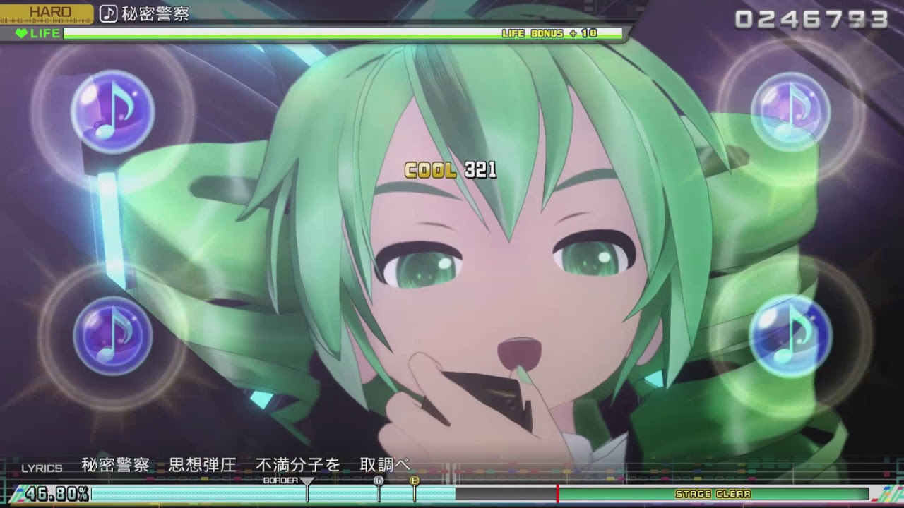 Hatsune Miku: Project DIVA Mega Mix - Secret Police (Hard) Perfect