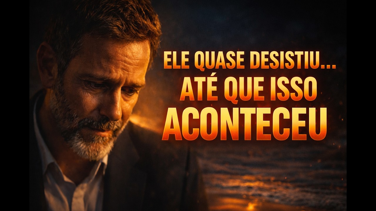 ELE QUASE DESISTIU… ATÉ QUE ISSO ACONTECEU - @recomecarhistorias