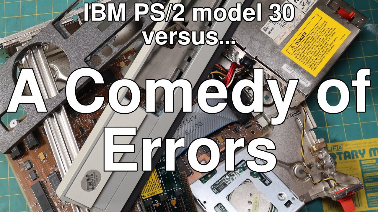 A filthy IBM PS/2 model 30 "repair"