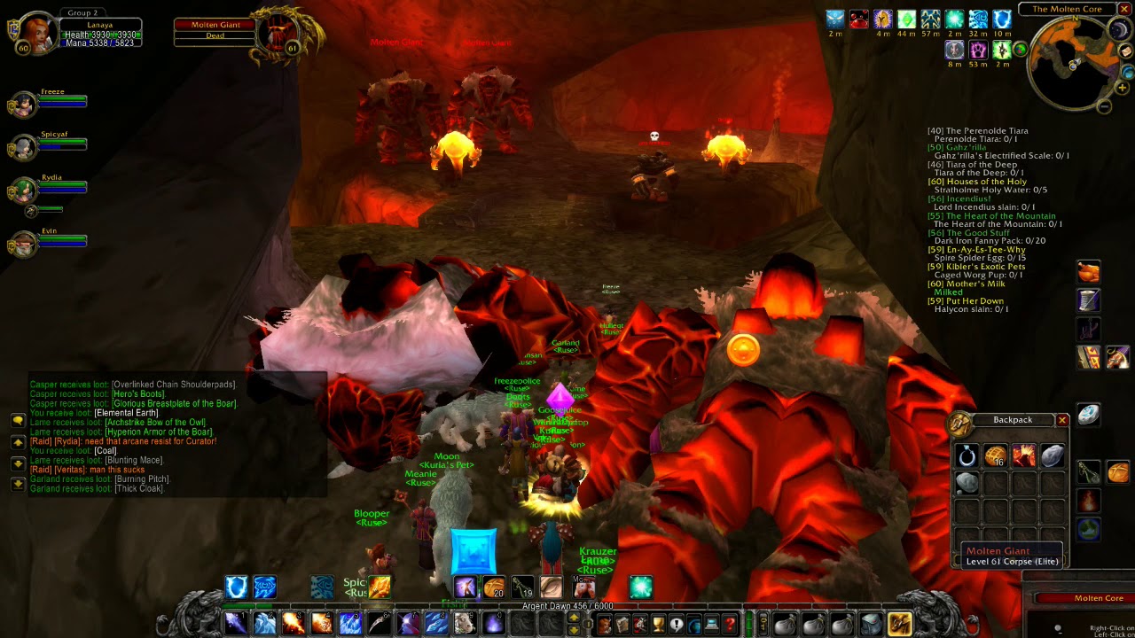Project Azeroth Realm First Molten Core Trash