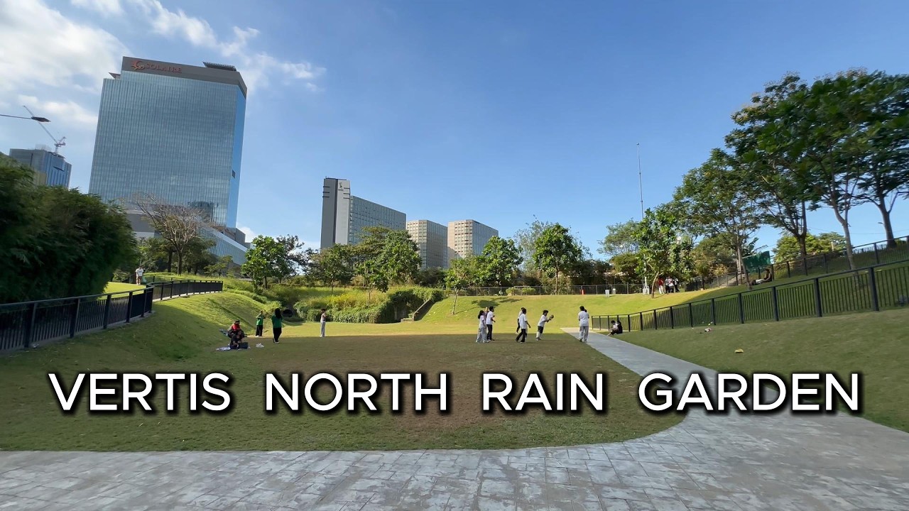 Vertis North Rain Garden 2026 🌳 Quezon City | 4k - 60 fps | 🇵🇭