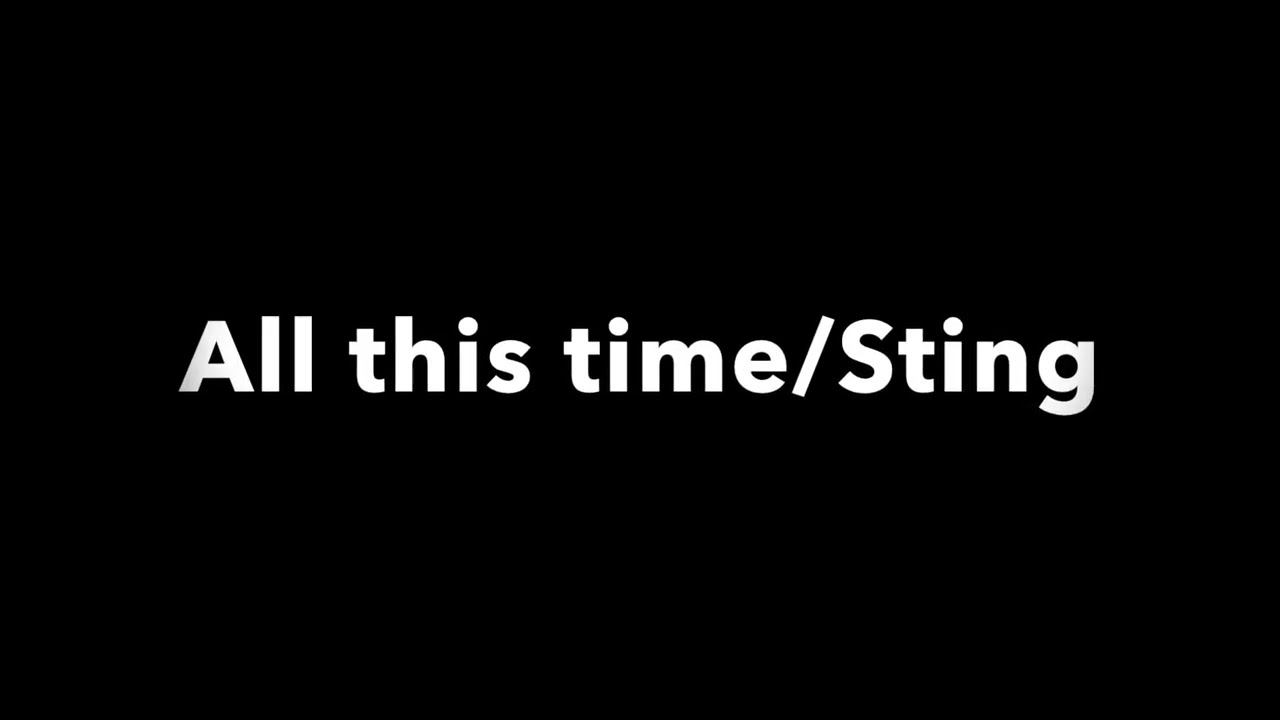 All this time  / Sting Drum cover