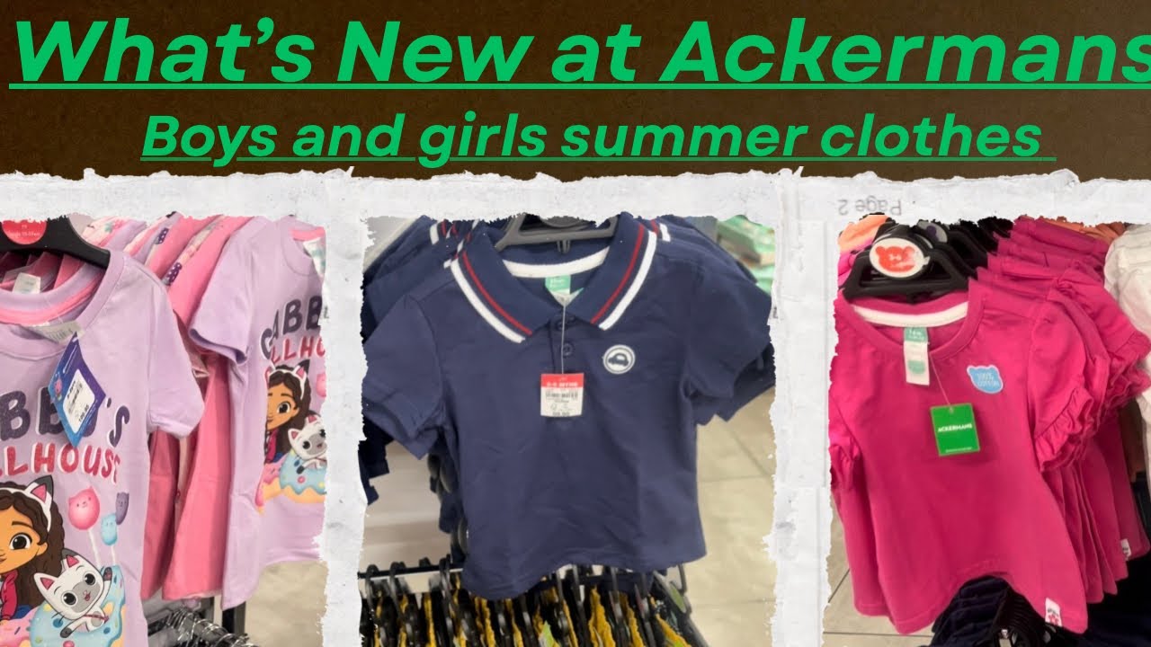 #vlogtober EP4: WHAT’S NEW AT ACKERMANS/ BOYS AND GIRLS SPRING CLOTHES💐