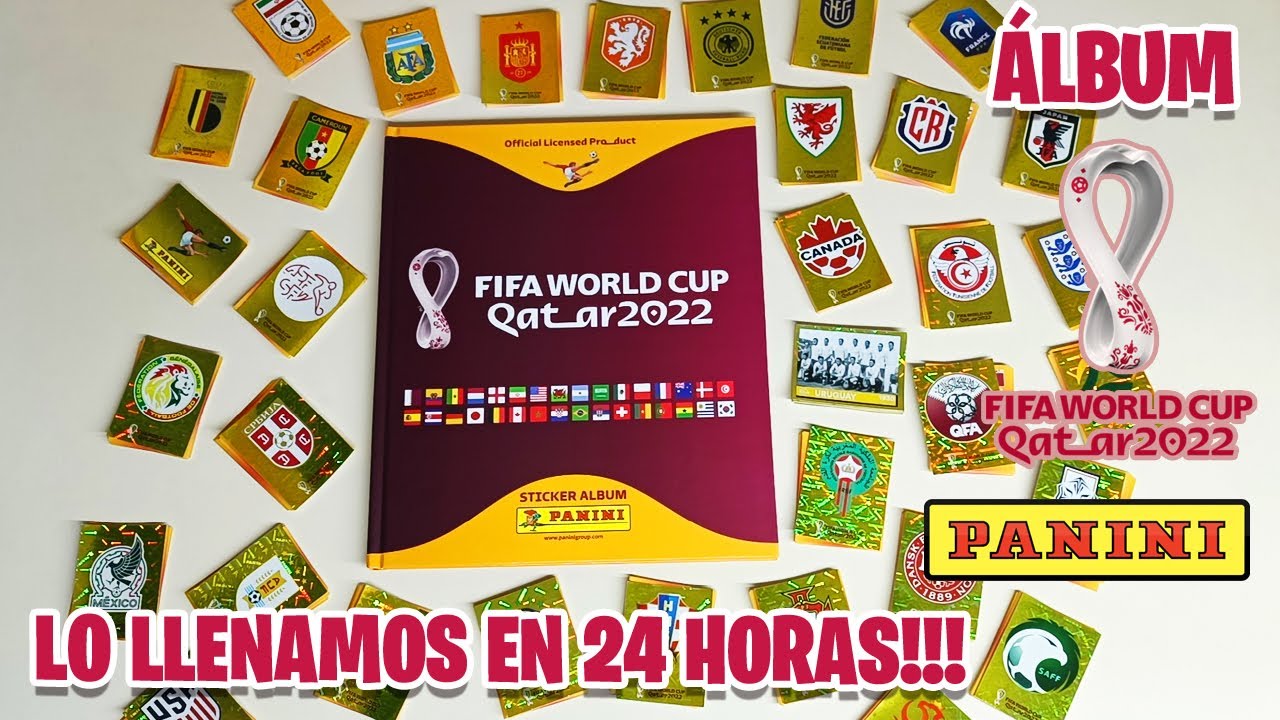 COMPLETÉ EL ALBUM DEL MUNDIAL QATAR 2022 PANINI EN 24 HORAS