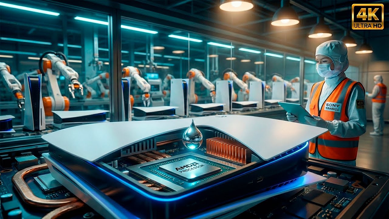 CÓMO se HACE la PLAYSTATION 5 | ASÍ funciona la MEGA-FÁBRICA ROBÓTICA de Sony en Japón