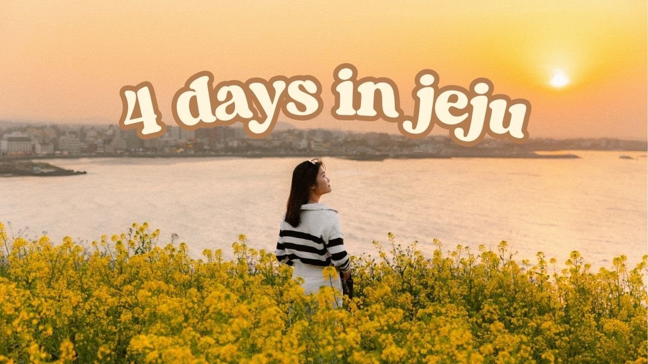 a week in my life as a photographer (jeju edition): cafe visits, sunset views, destination shoots!!