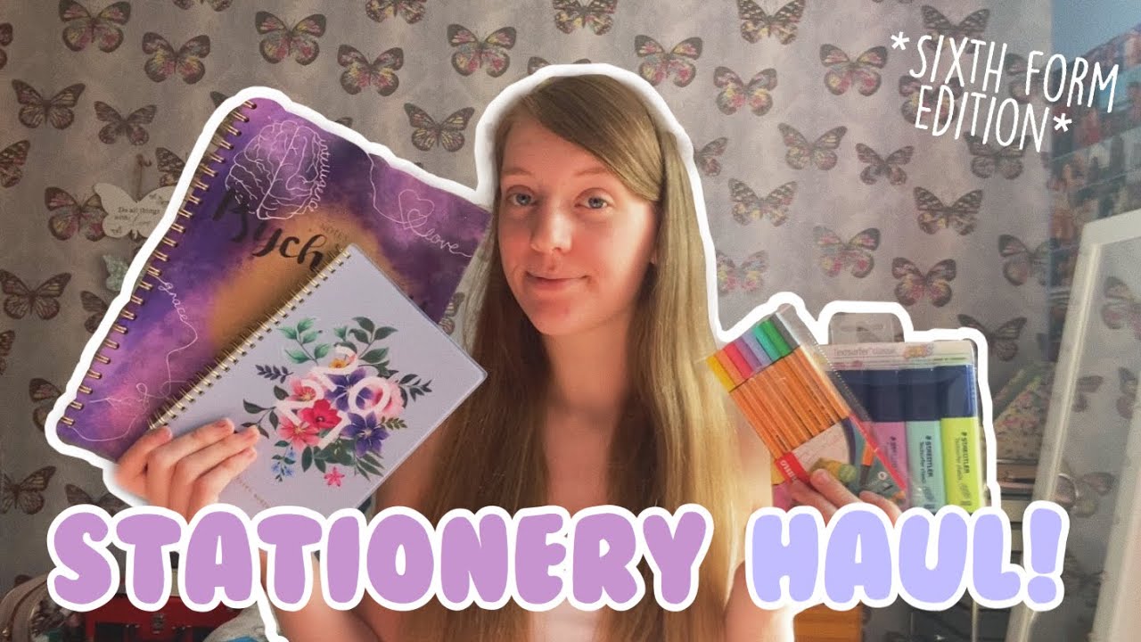 SIXTH FORM STATIONERY HAUL 2020!