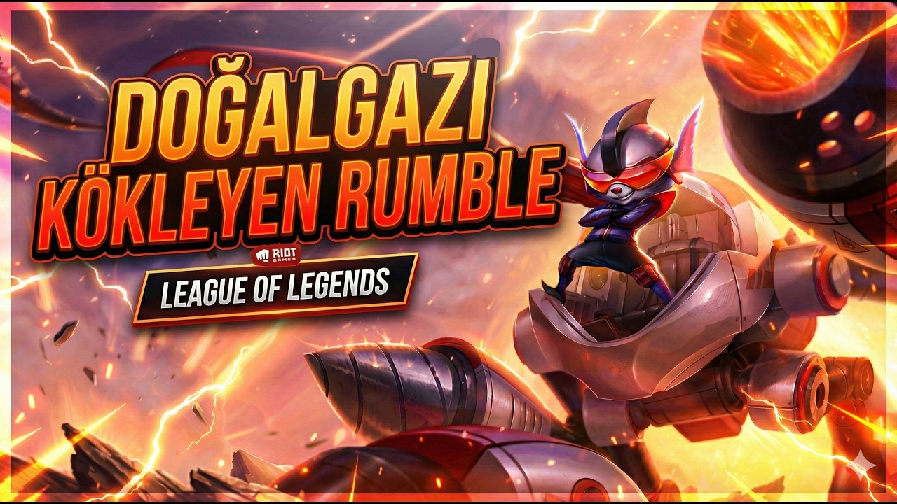 DOĞALGAZI KÖKLEYEN RUMBLE! 🔥 (Rumble Oynanış) #leagueoflegends #lol