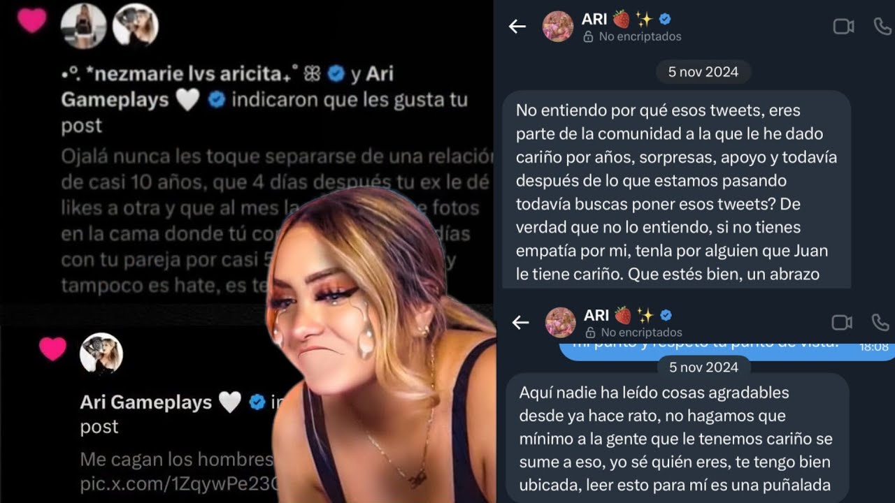 💣BOMBAZO💣FILTRAN CHATS de ARI AMEN4ZANDO a su FAN por HABER FILTRADO sus LIKES en CONTRA de JUAN!!