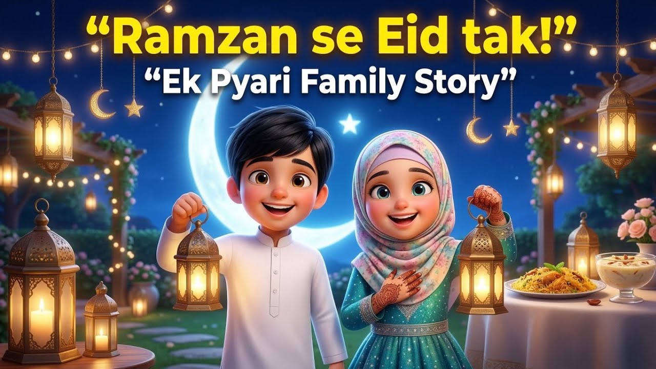 Ramzan Se Eid Tak | Pyari FamilyStory for Kids Eid Ki Khushiyan |Islamic Kids Story