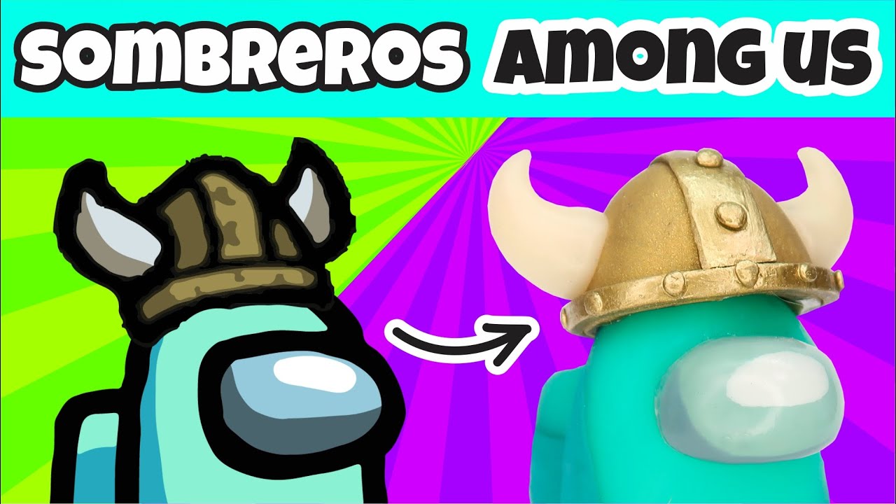 Cómo hacer TODOS los SOMBREROS de AMONG US en tiempo récord / PLASTILINA / ARCILLA ⭐ Así o más fácil