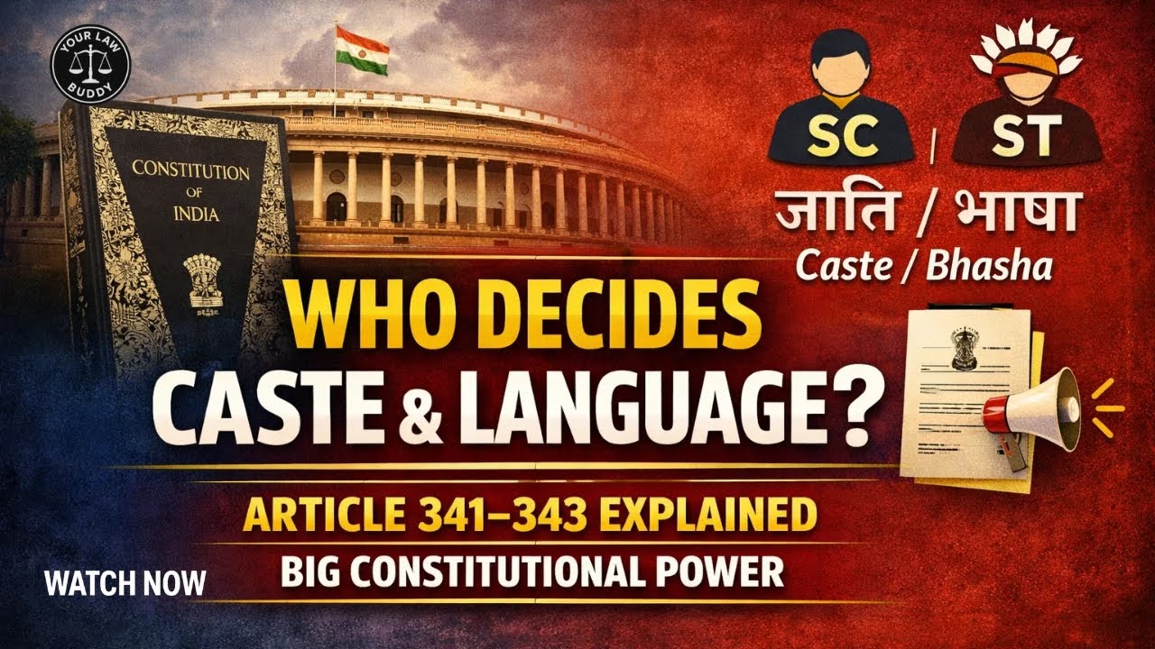 Scheduled Castes & Official Language Explained | Articles 341&ndash;343 Constitution