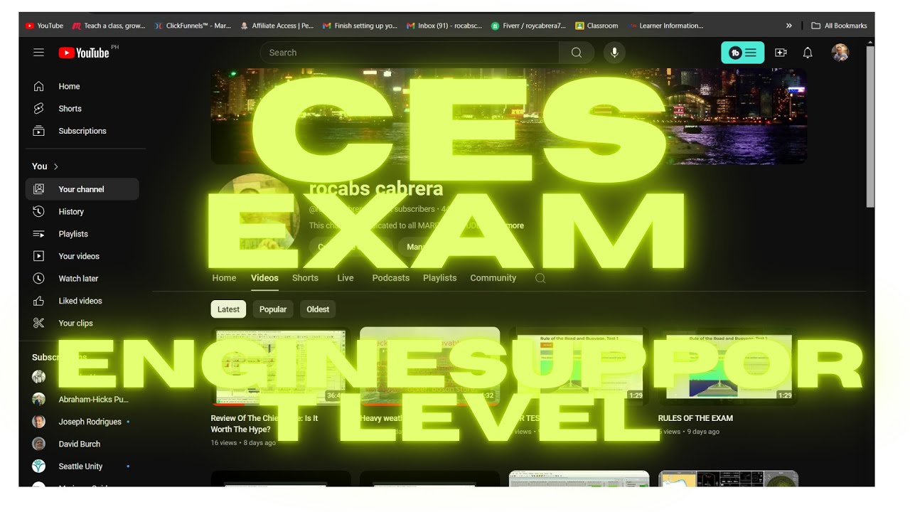 CES EXAM ENGINE SUPPORT