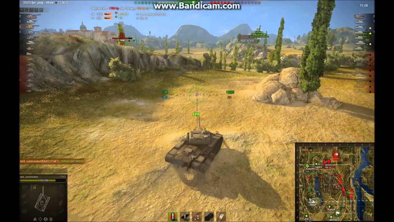 WoT - Random Battle [13] T54e1 8 Kills