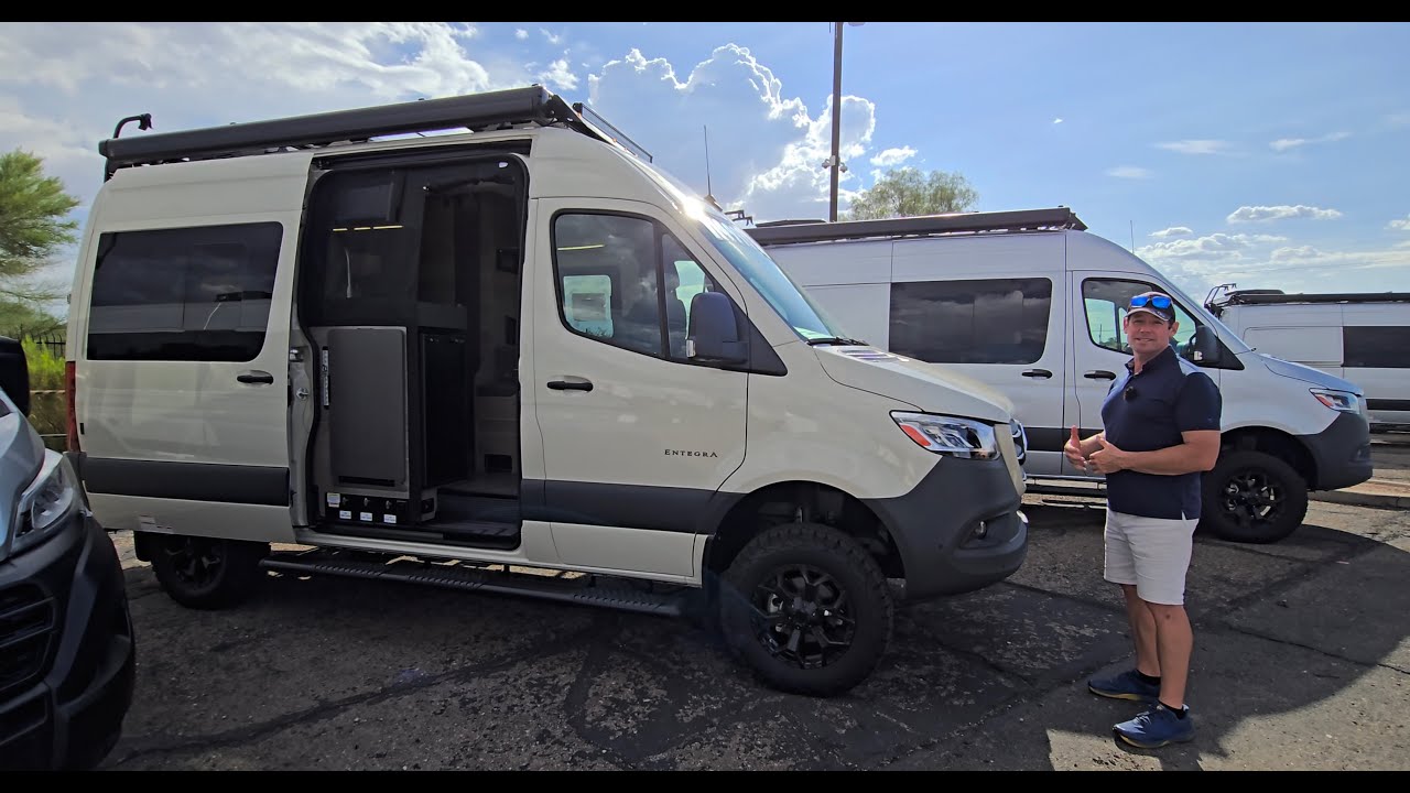 Luxury Office Camper Van? 2025 Entegra Launch 19YG Mercedes-Benz Sprinter 2500 AWD 144
