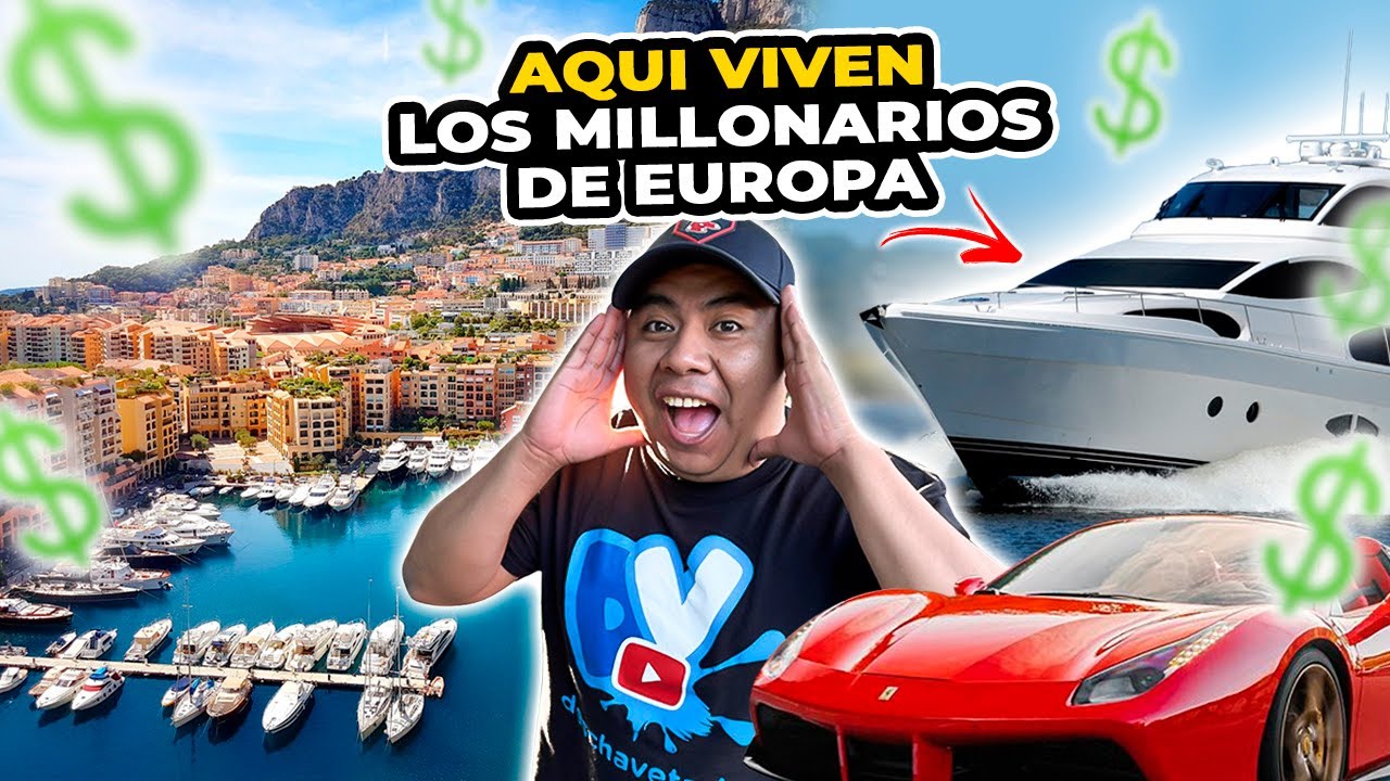 🤩VISITAMOS UNO de los PAÍSES MILLONARIOS de EUROPA *Monaco, Francia* 🇫🇷