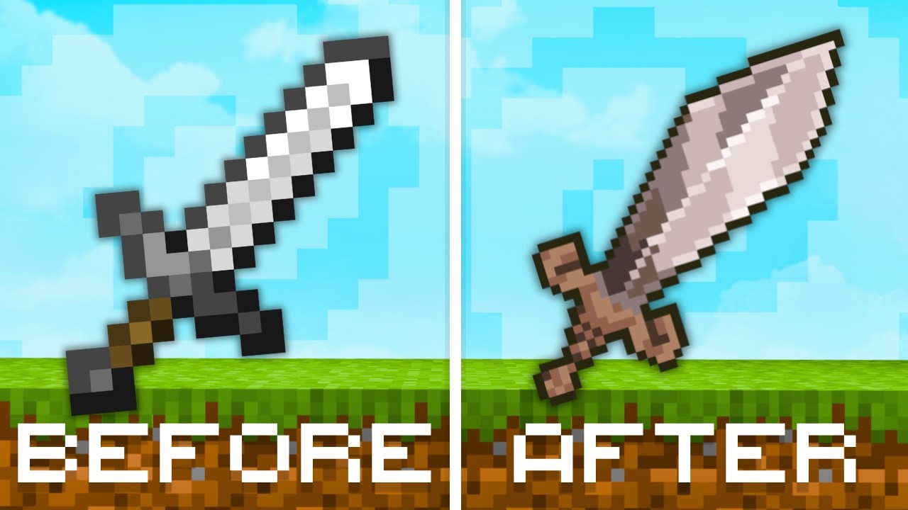 Я создал текстурпак для Minecraft за 24 часа.