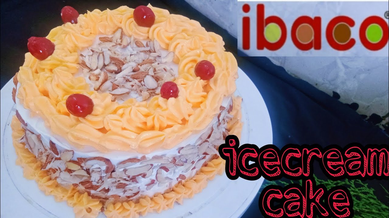 home make ibaco ice cream cake | ibaco style ice cream cake | without   oven in tamil