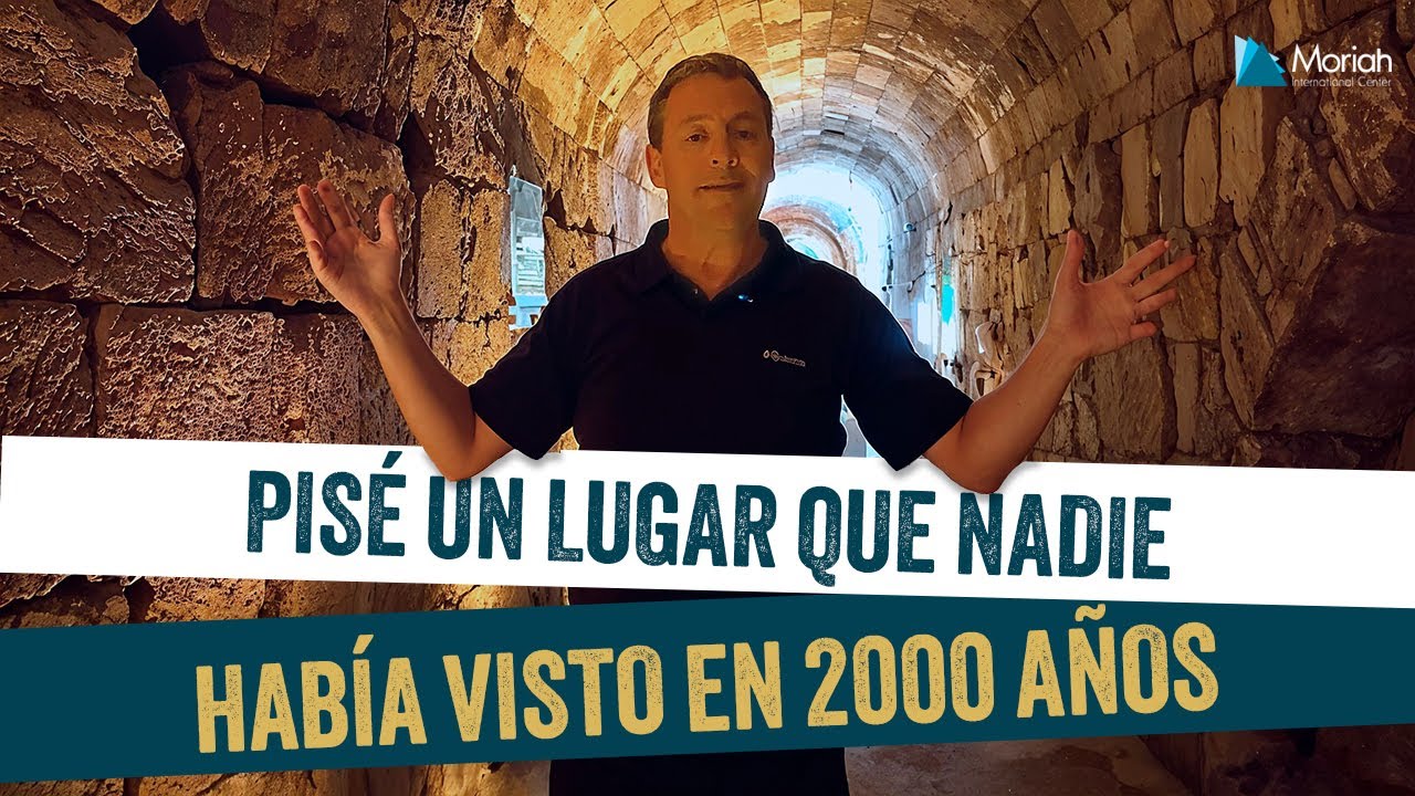 Pisé un lugar que nadie había visto en 2000 años