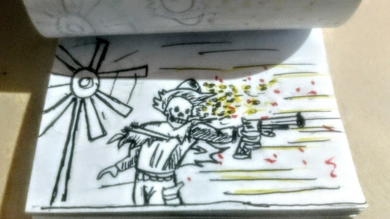 Flipbook Cowboy esqueleto Fi 99!!