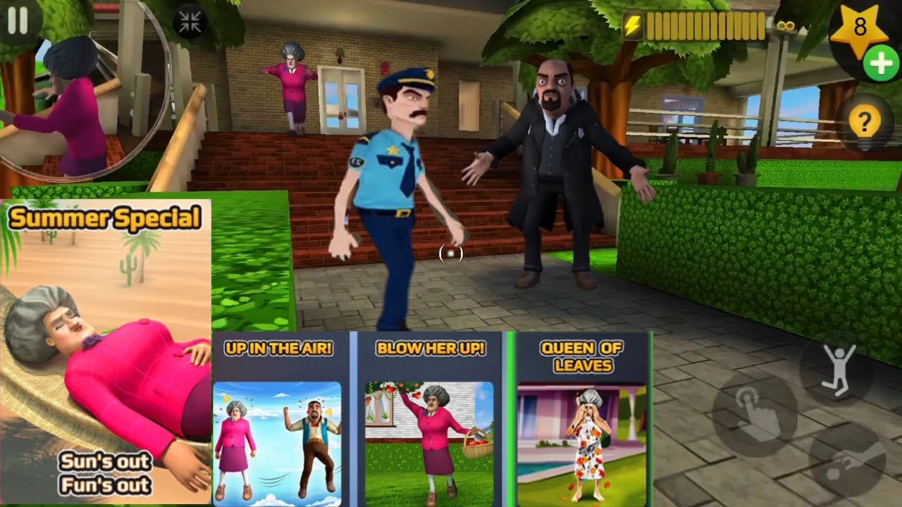 Scary teacher 3D _ ( Summer Special  ) fun videos every day, troll miss t every day (ios,android)