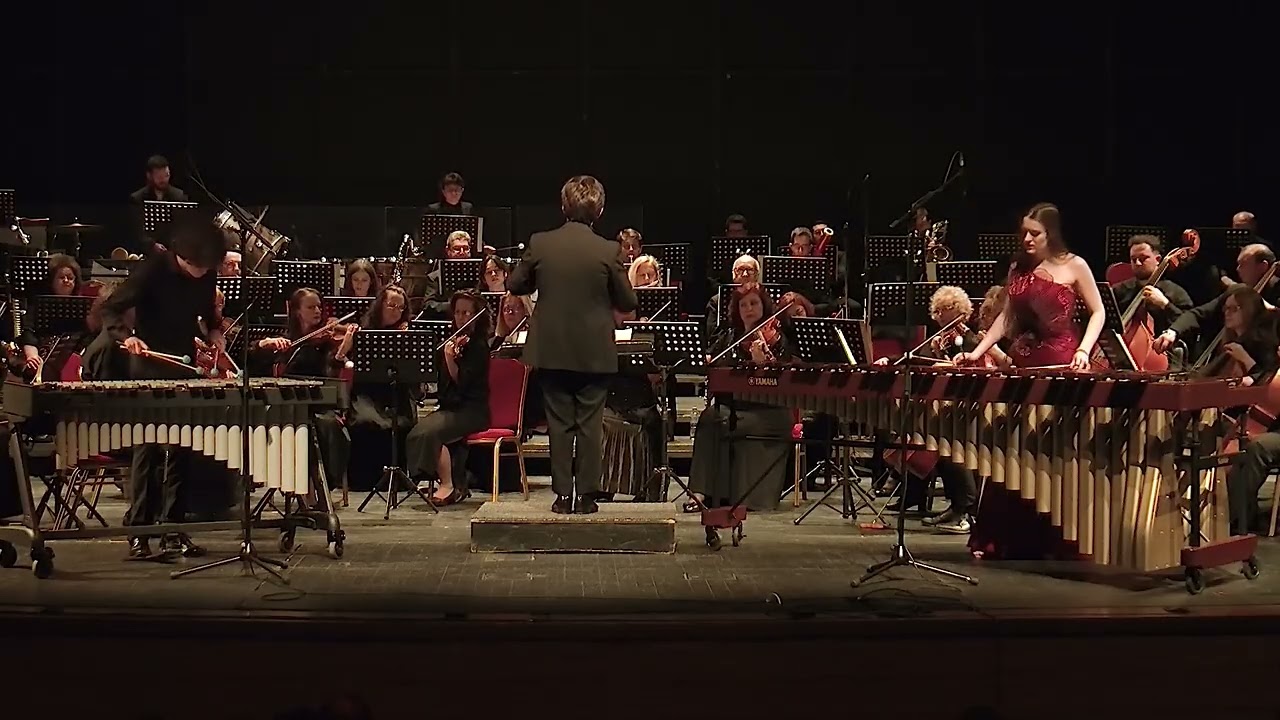 Sejourne double concerto, 2nd & 3rd mov. Agleya Kaneva & Alexander Vichev, live in Plovdiv 