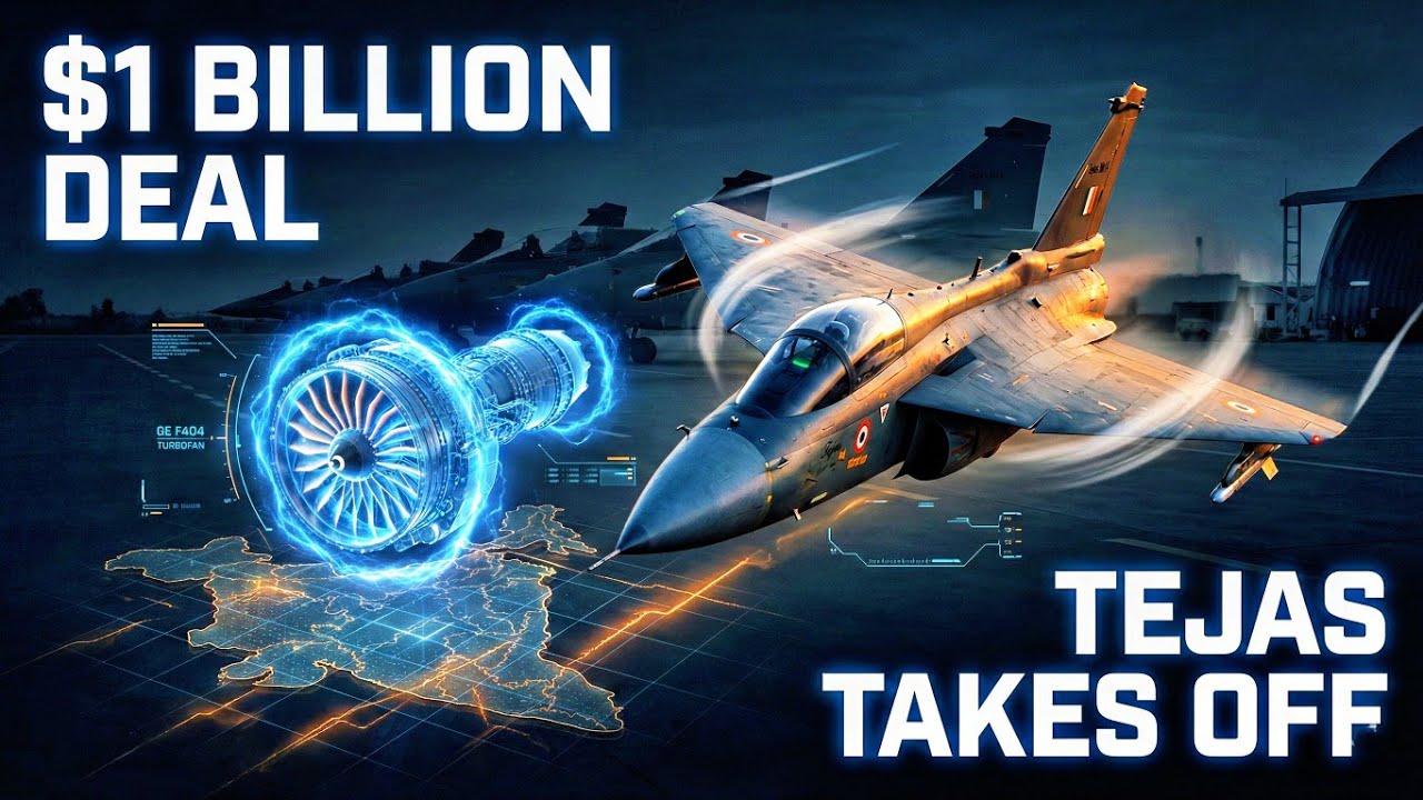 India's $1 BILLION Fighter Jet Engine Deal with US! | Tejas Mark-1A Boost