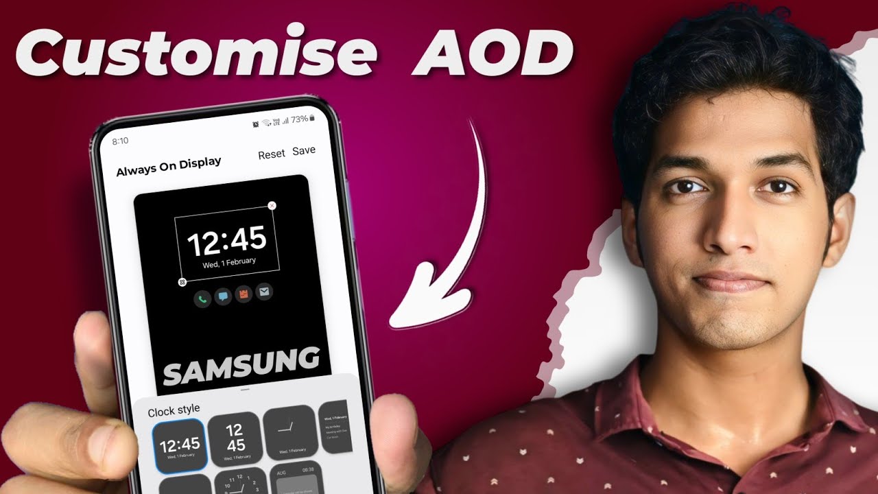 How to Customize AOD in Samsung One UI | Best Always On Display Settings! 🔥