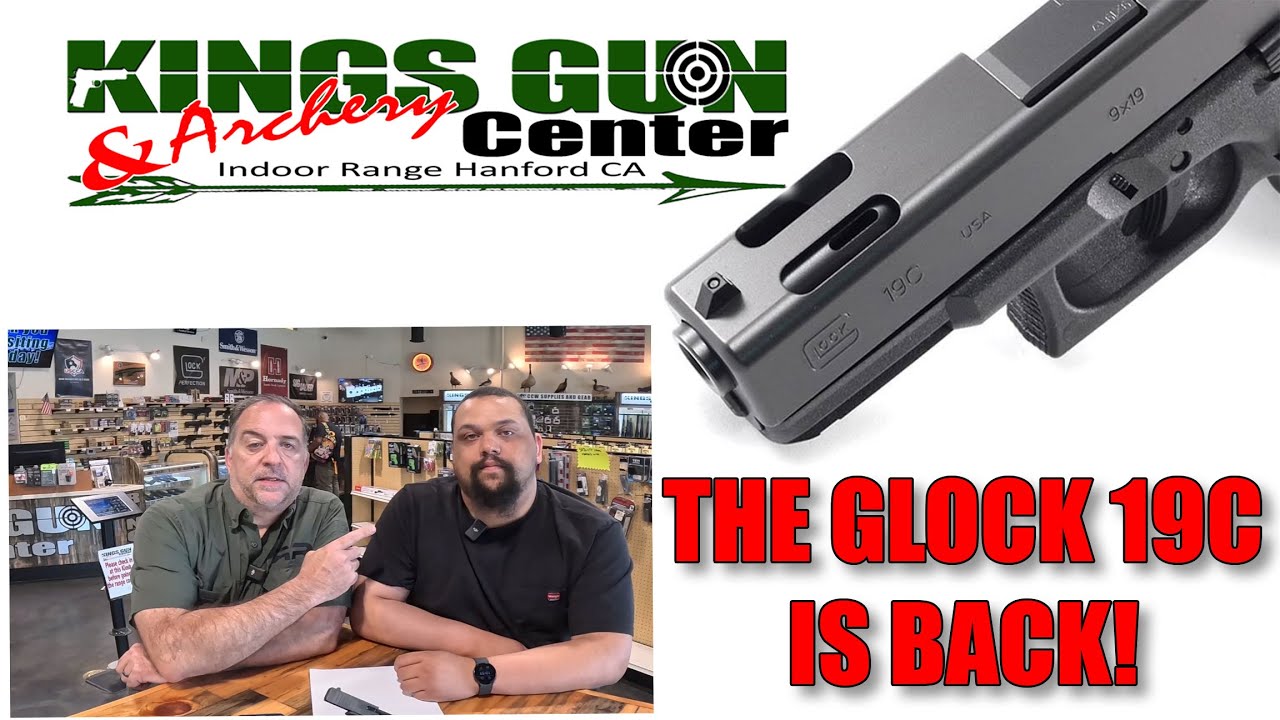 Glock 19C is reintroduced to CA.  Its a Gen 3 but..... We shoot it today!
