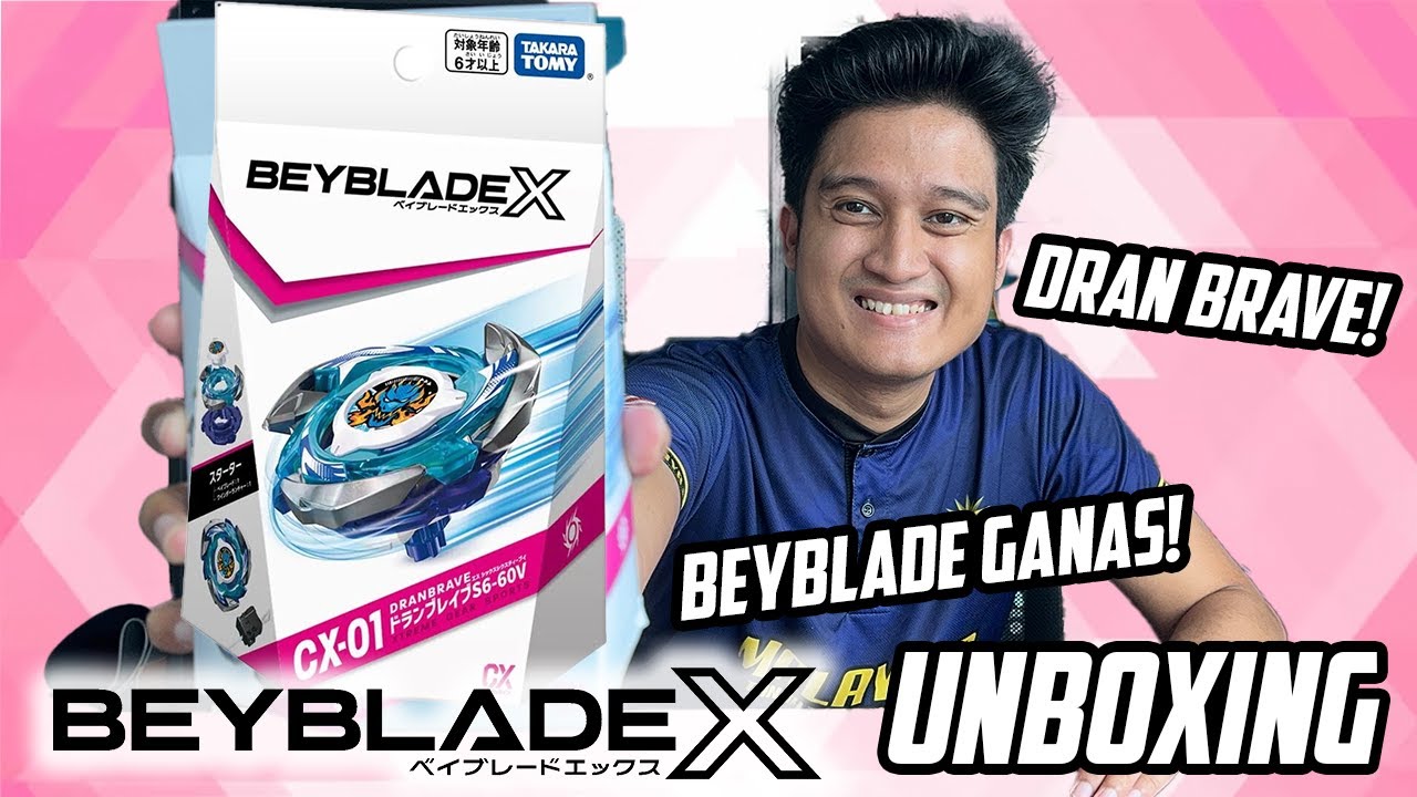 BEYBLADE X CX-01 DRAN BRAVE UNBOXING! RINDU MAIN BEYBLADE!